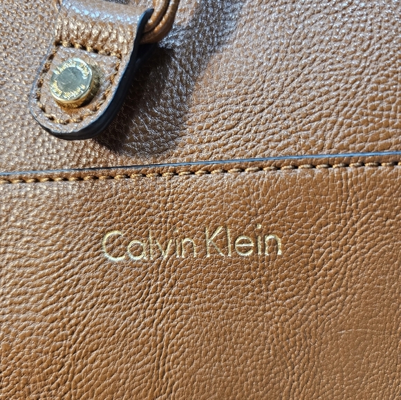 Calvin Klein Brown Reversible Tote. EUC - Picture 4 of 6